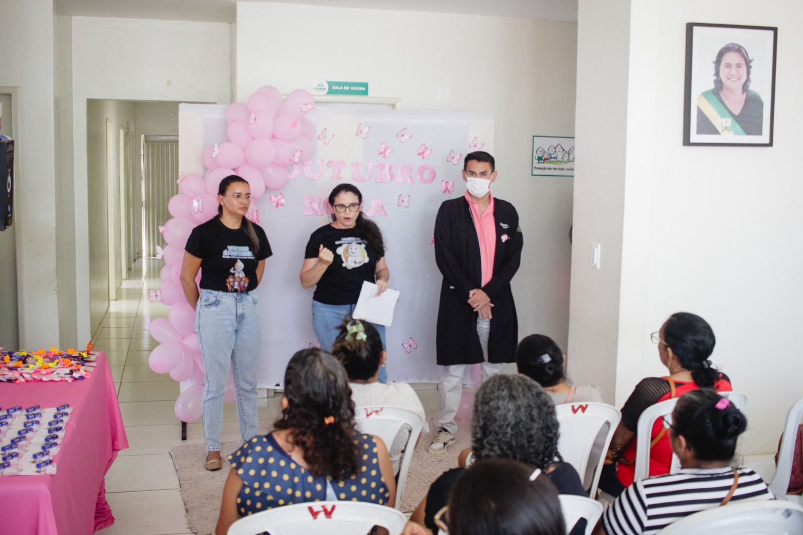 Prefeitura de Piripiri promove ação do Outubro Rosa no residencial Jenipapeiro