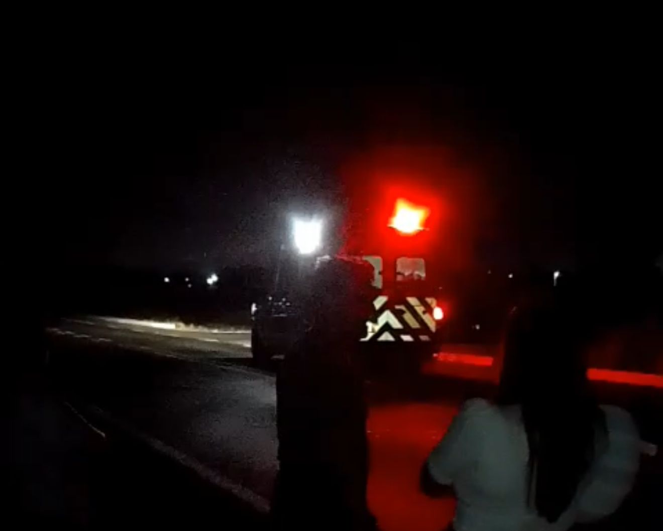 SAMU socorre vítima de atropelamento na BR-222, em Piripiri