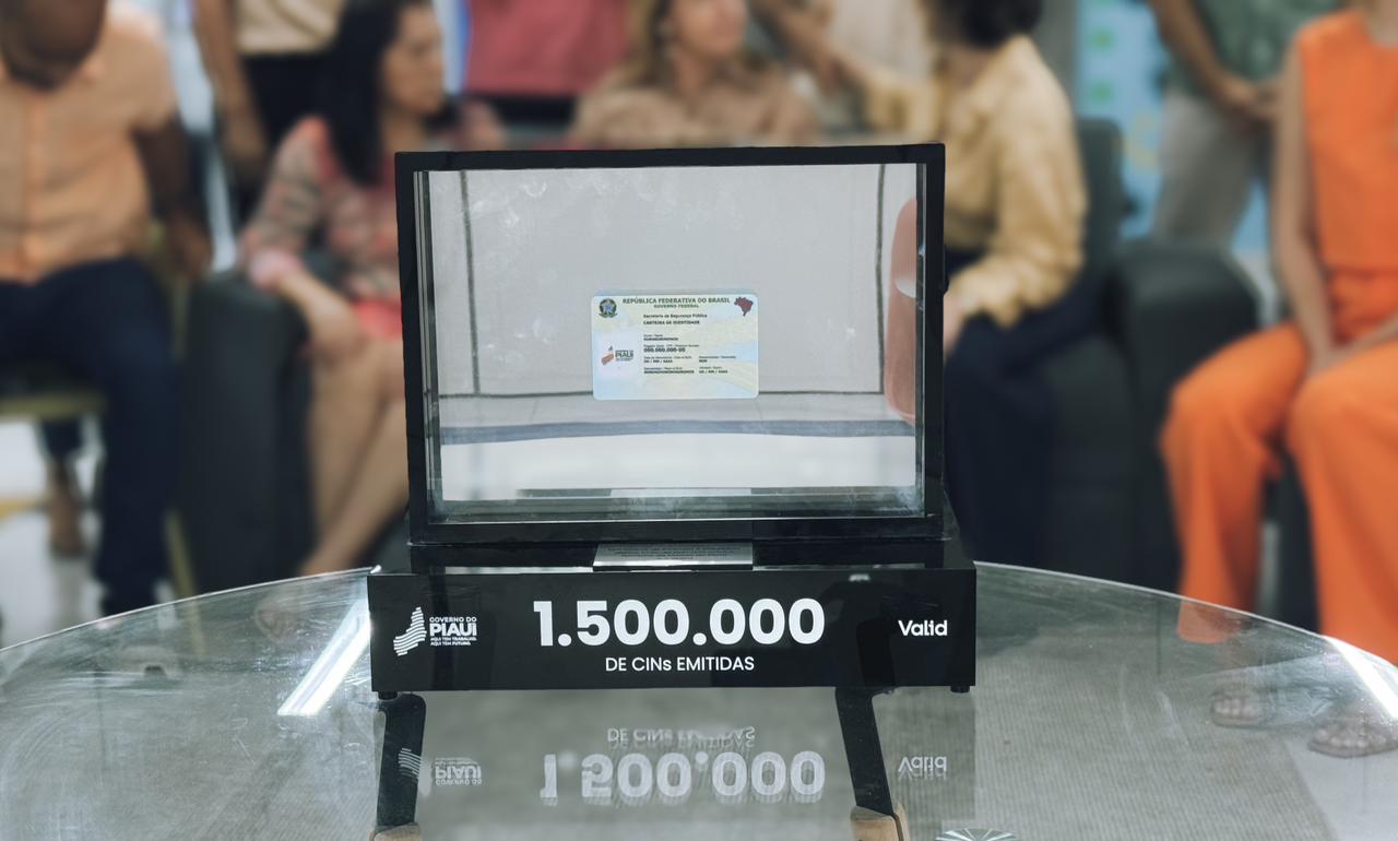 Piauí ultrapassa 1,5 milhão de CIN emitidas e lidera ranking no Brasil