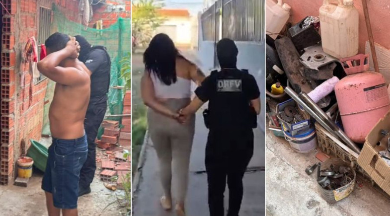 Dez pessoas são presas em operação contra roubo e receptação de veículos