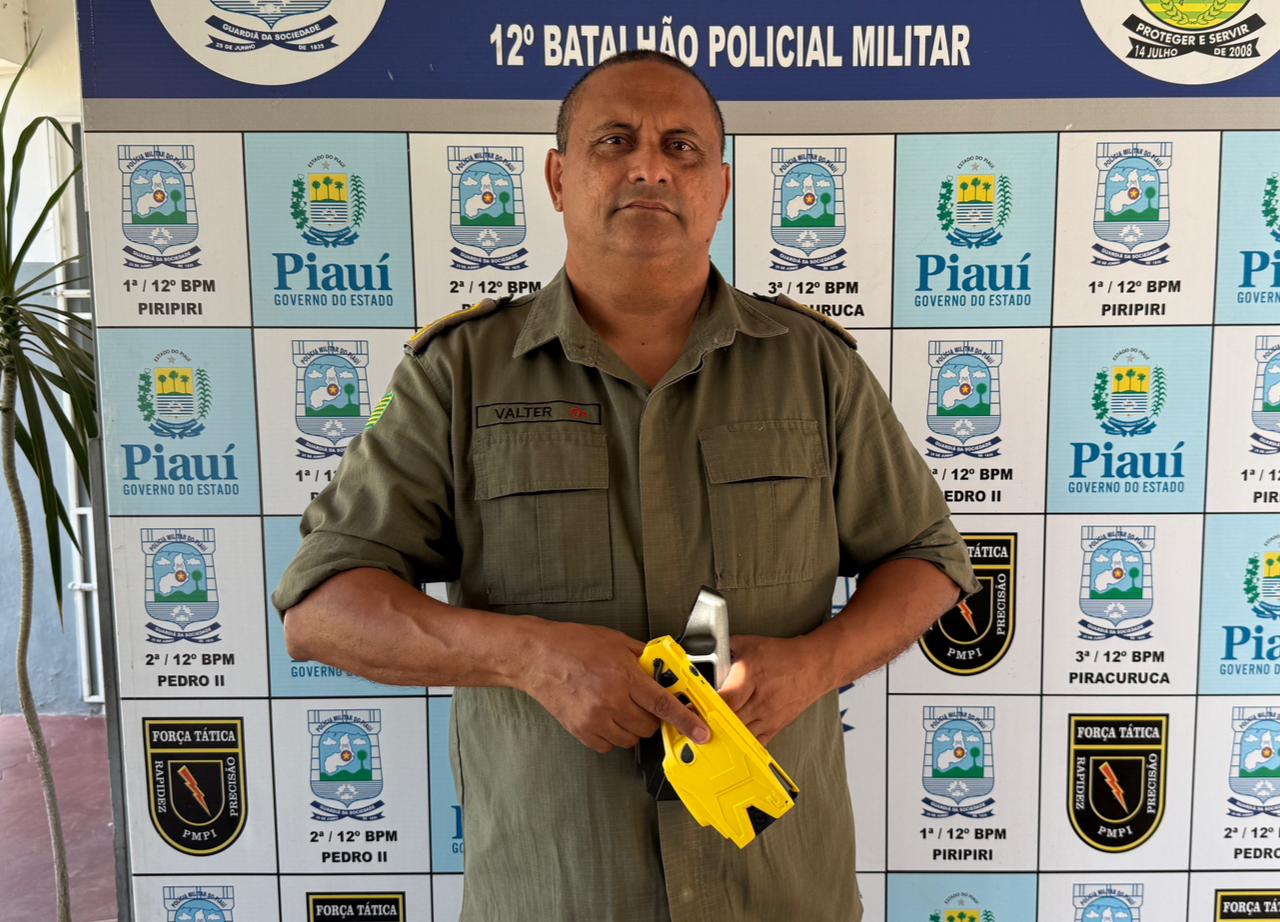 12º Batalhão de Piripiri recebe pistolas e equipamentos para reforçar segurança