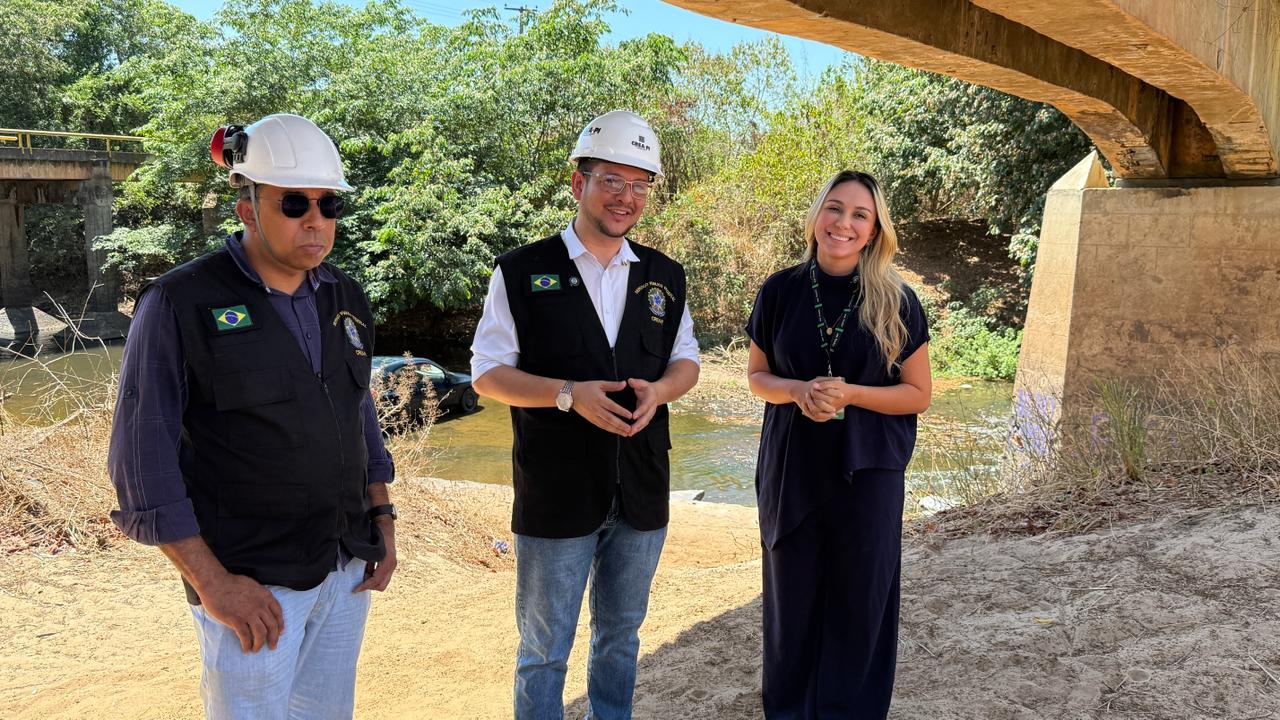 Ponte do Rio dos Matos passa por vistoria do CREA-PI na PI-111, em Piripiri