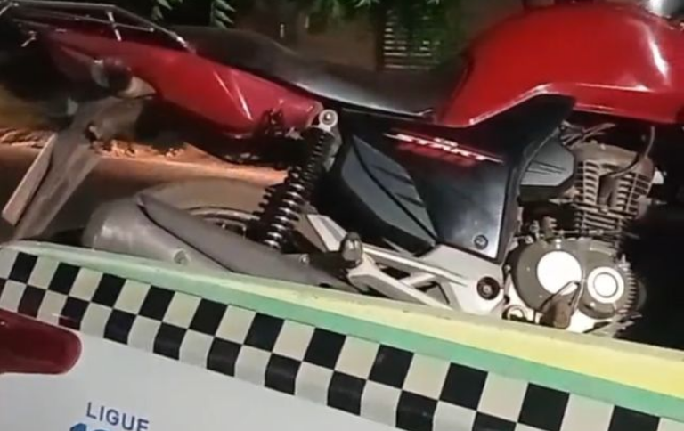 Moto é recuperada pela PM e GCM em Lagoa de São Francisco