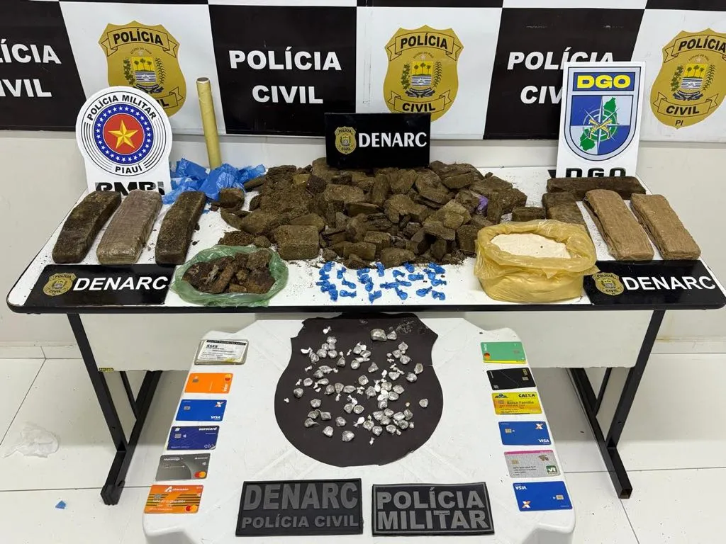 Policiais Civil e Militar prendem 07 pessoas em ação contra o tráfico