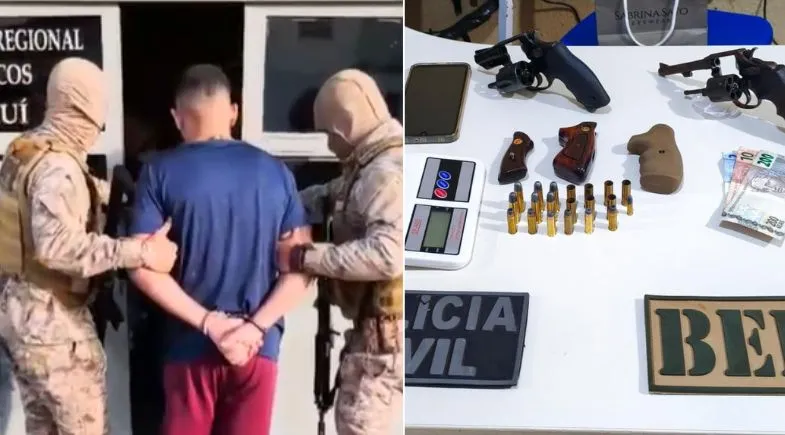 Ex-militar é preso suspeito de fornecer armas para facção no Piauí