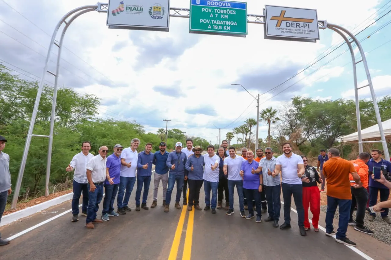 Com R$ 11 milhões em investimentos, Rafael Fonteles inaugura asfalto da PI-238