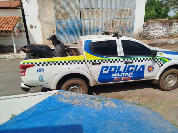 PM recupera motocicleta roubada na cidade de Capitão de Campos