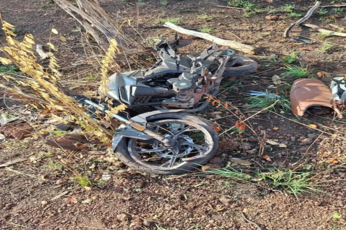 Motociclista sofre acidente na PI-110 em Batalha e é socorrido pelo SAMU