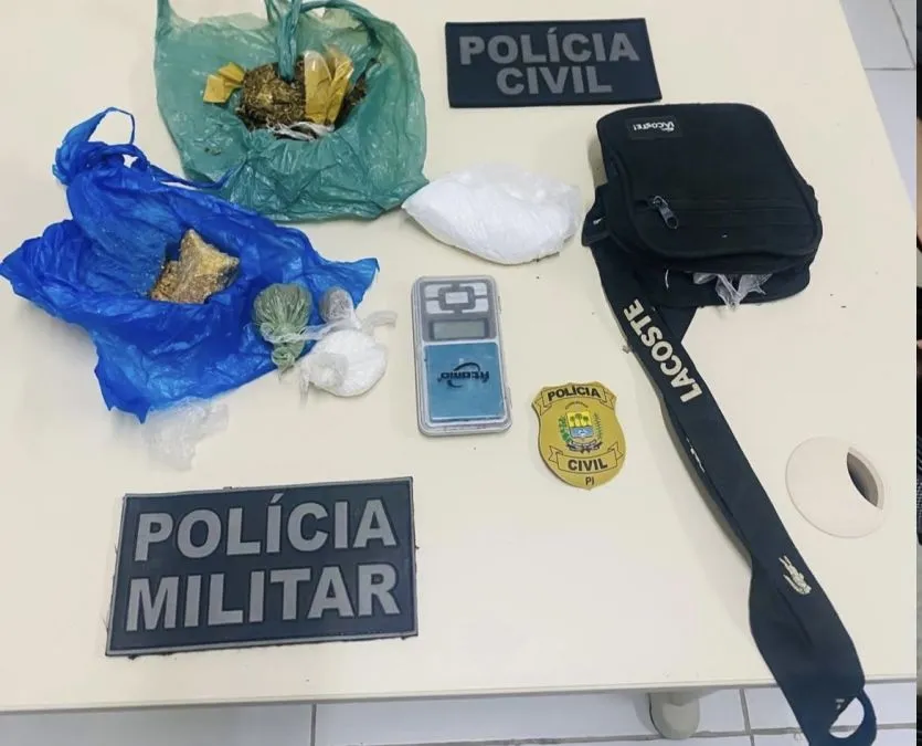 Acusado de tentativa de homicídio é preso com drogas