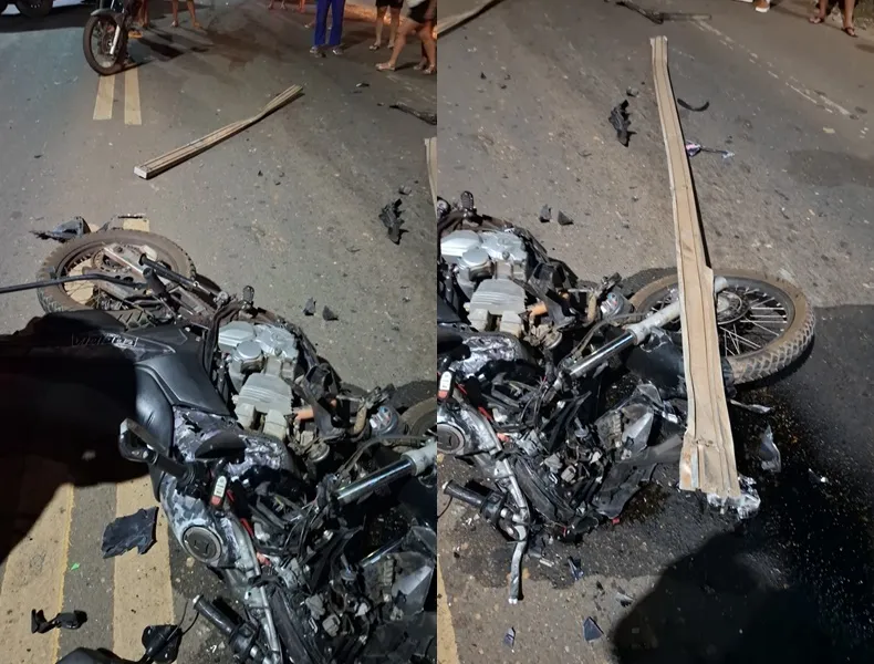 Policial militar morre em colisão entre moto e caminhão durante serviço no PI