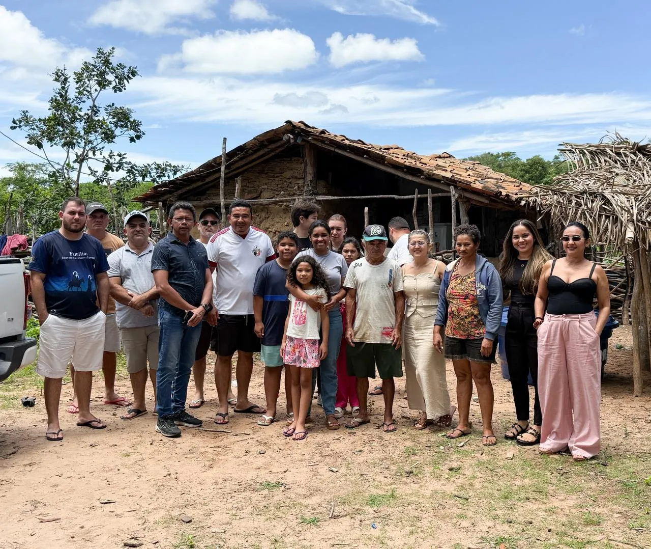 Campanha ajuda família na zona rural de Piripiri