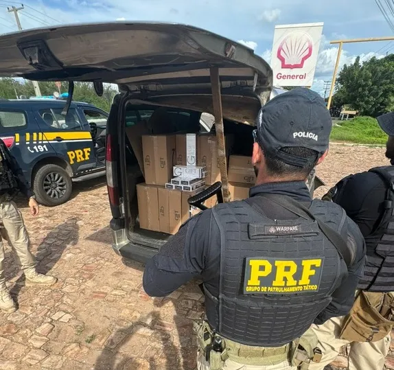 PRF apreende carga de cigarros contrabandeados no PI