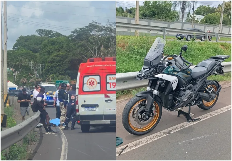 Médico morre em acidente com motocicleta na BR-343