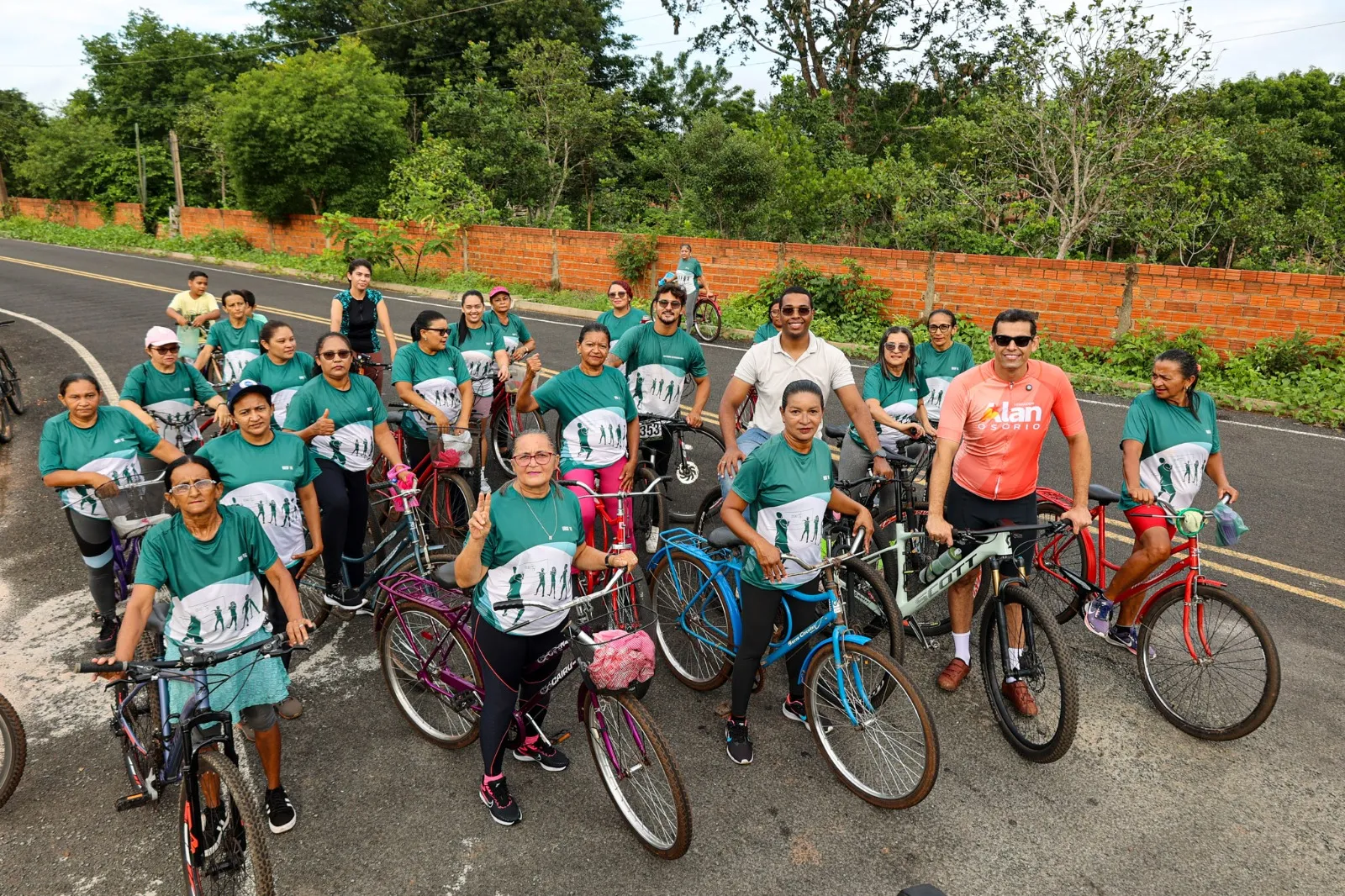 Passeio ciclístico incentiva hábitos saudáveis na comunidade Vertentes