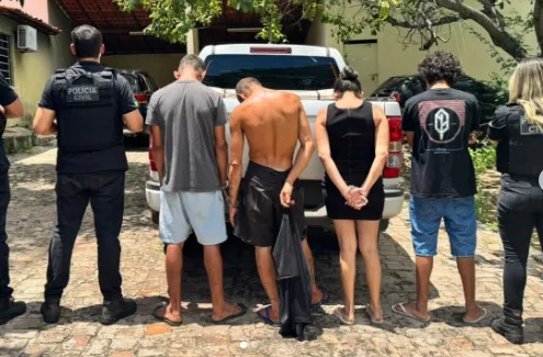 Polícia Civil prende quatro suspeitos de tráfico em Piracuruca