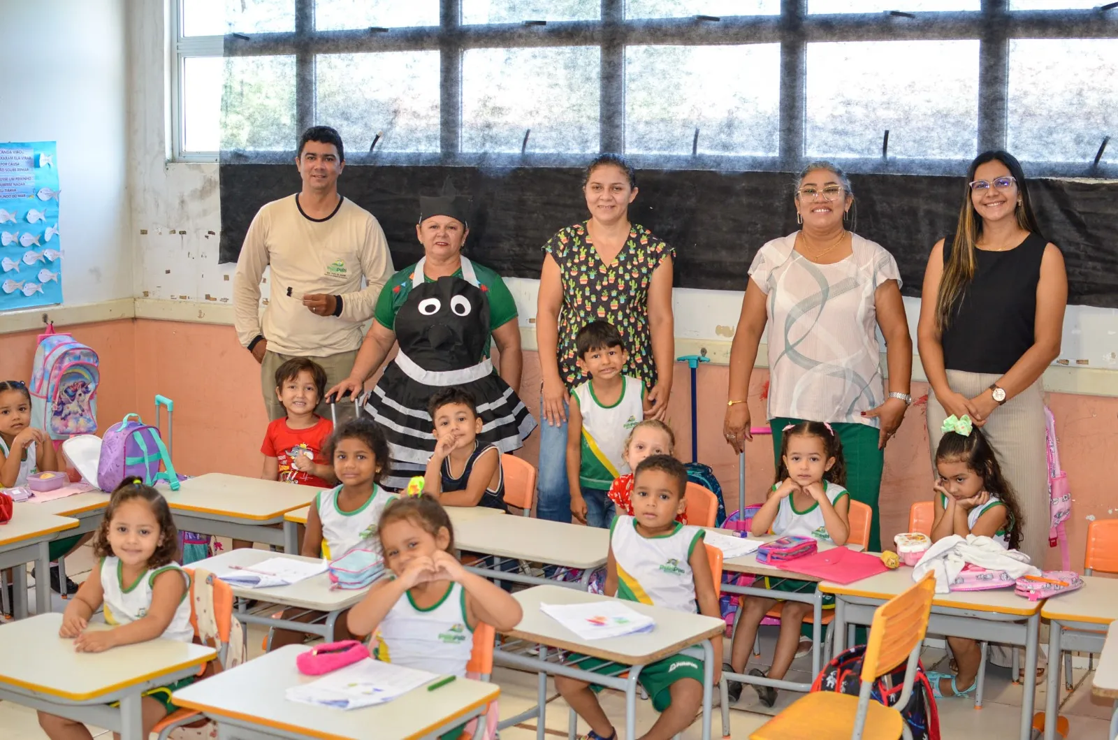 Ação Estação Cuidados leva serviços de saúde à creche em Piripiri