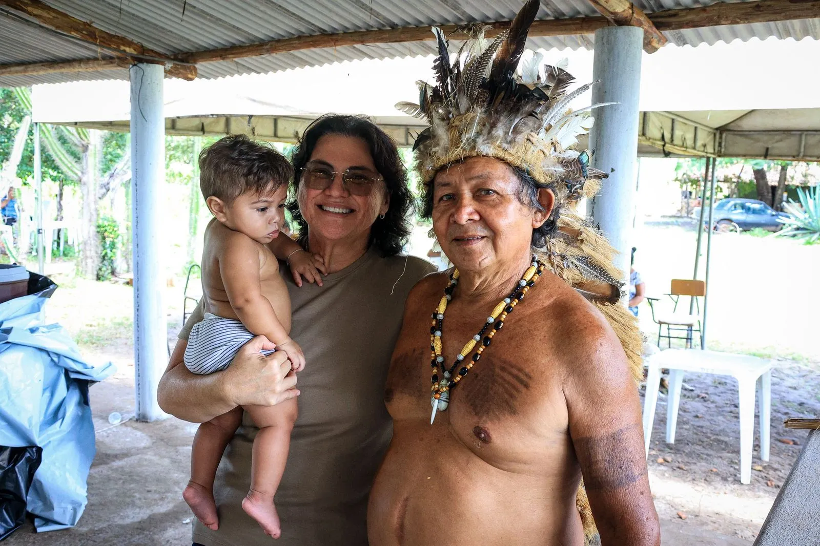 Prefeita Jôve Oliveira participa de momento histórico no território indígena