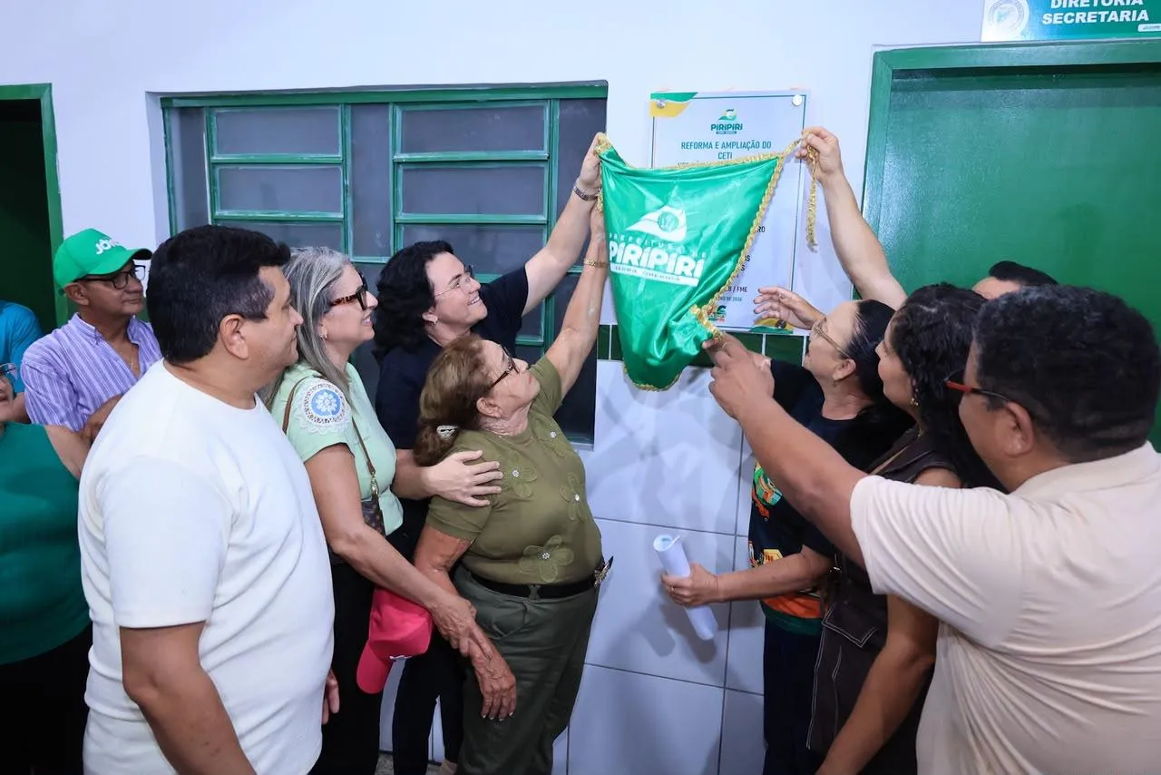 Prefeitura de Piripiri inaugura Centro de Tempo Integral na comunidade Pequi