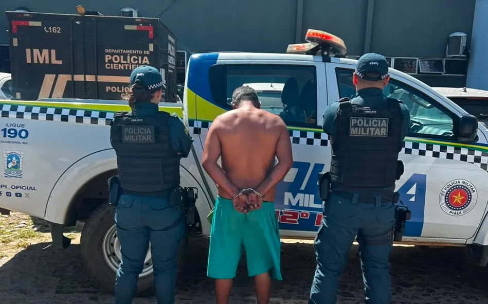 Polícia Militar prende homem por violência doméstica e ameaça em Piripiri