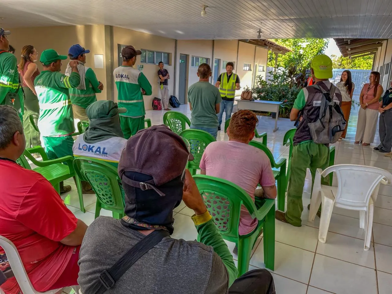 Prefeitura de Piripiri promove palestra sobre segurança do trabalho e EPIs