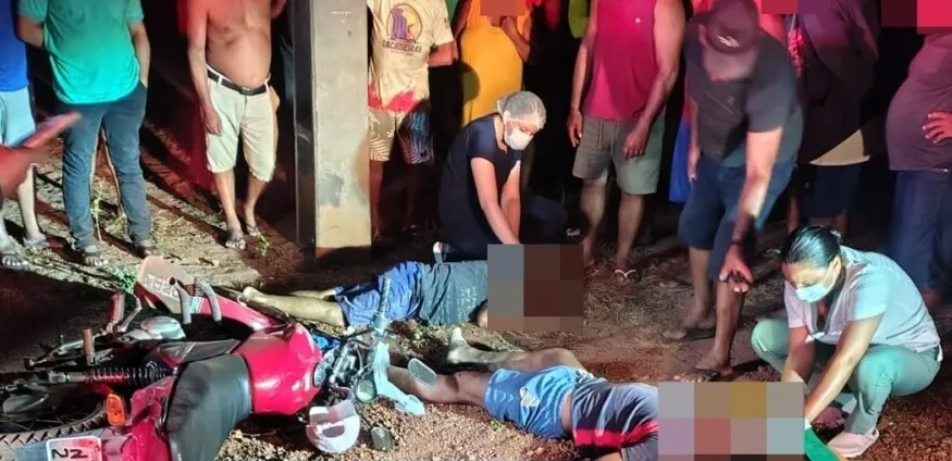Idoso de 66 anos morre após colisão entre duas motos