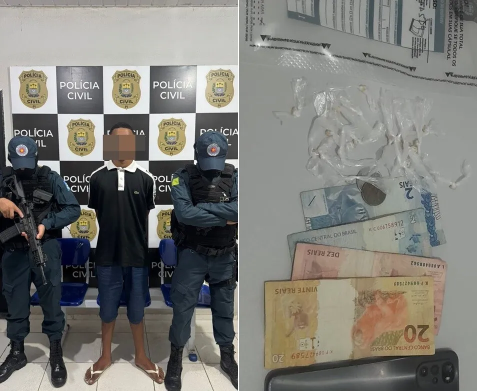 Polícia Militar apreende adolescente com 19 pedras de crack