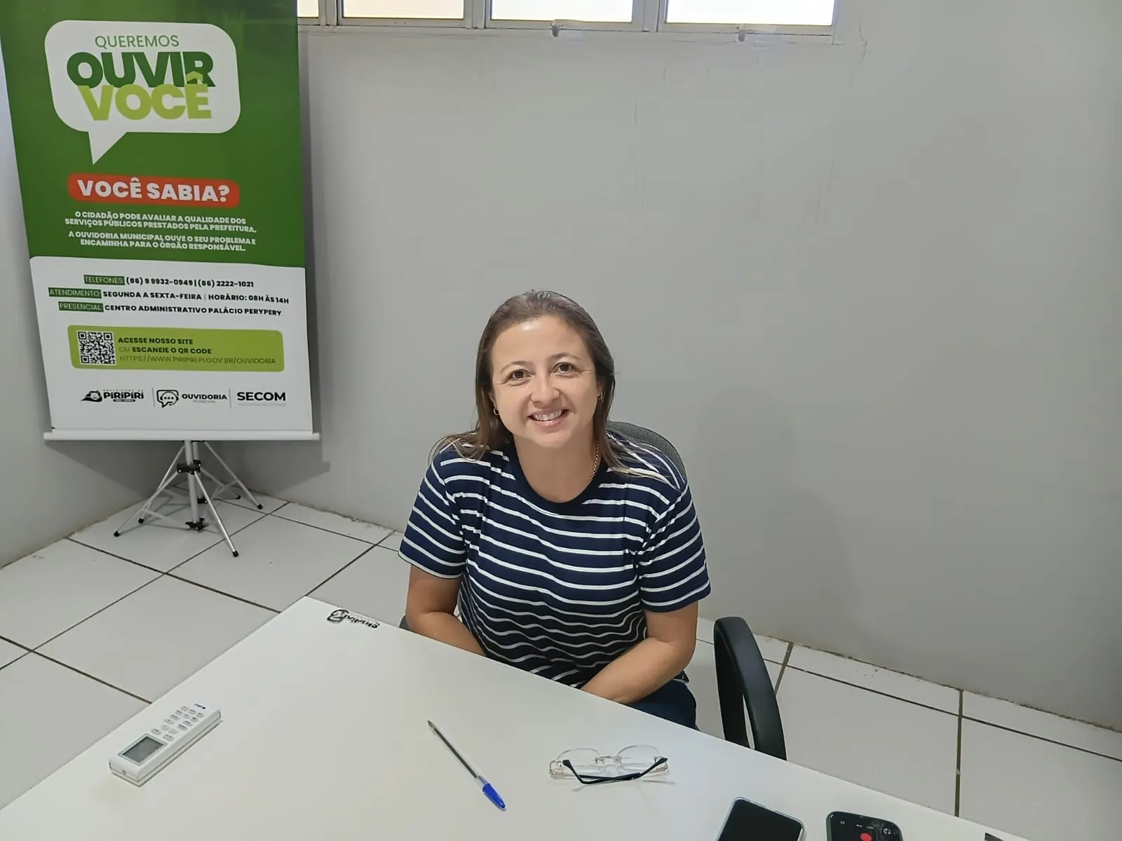 Ouvidoria-Geral de Piripiri visita SDO e alinha demandas da população