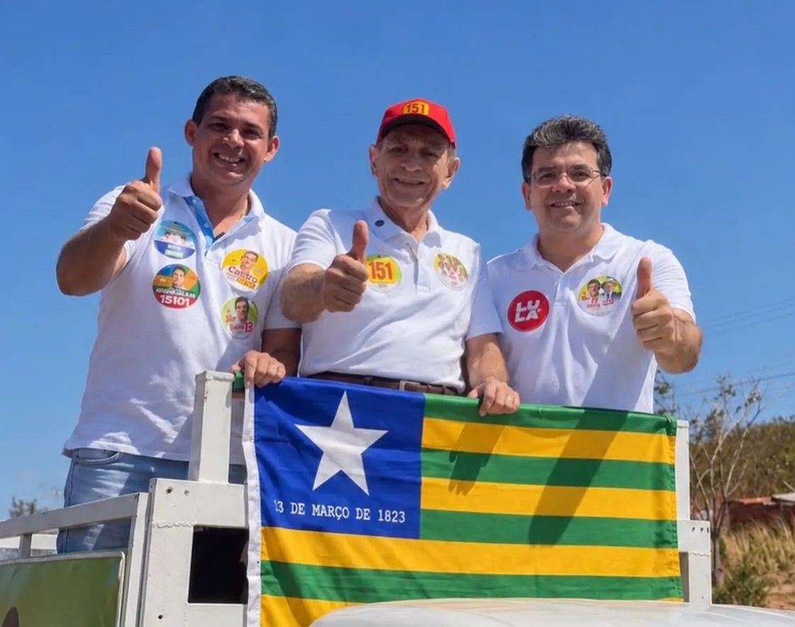 João Arilson participa de recepção a Rafael Fonteles em Pedro II