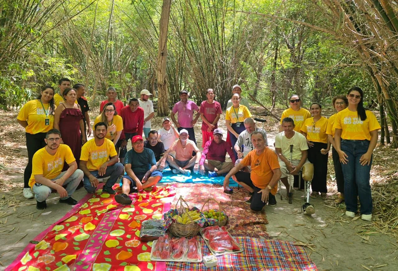 CAPS AD promove atividade do Setembro Amarelo no Horto Florestal de Piripiri