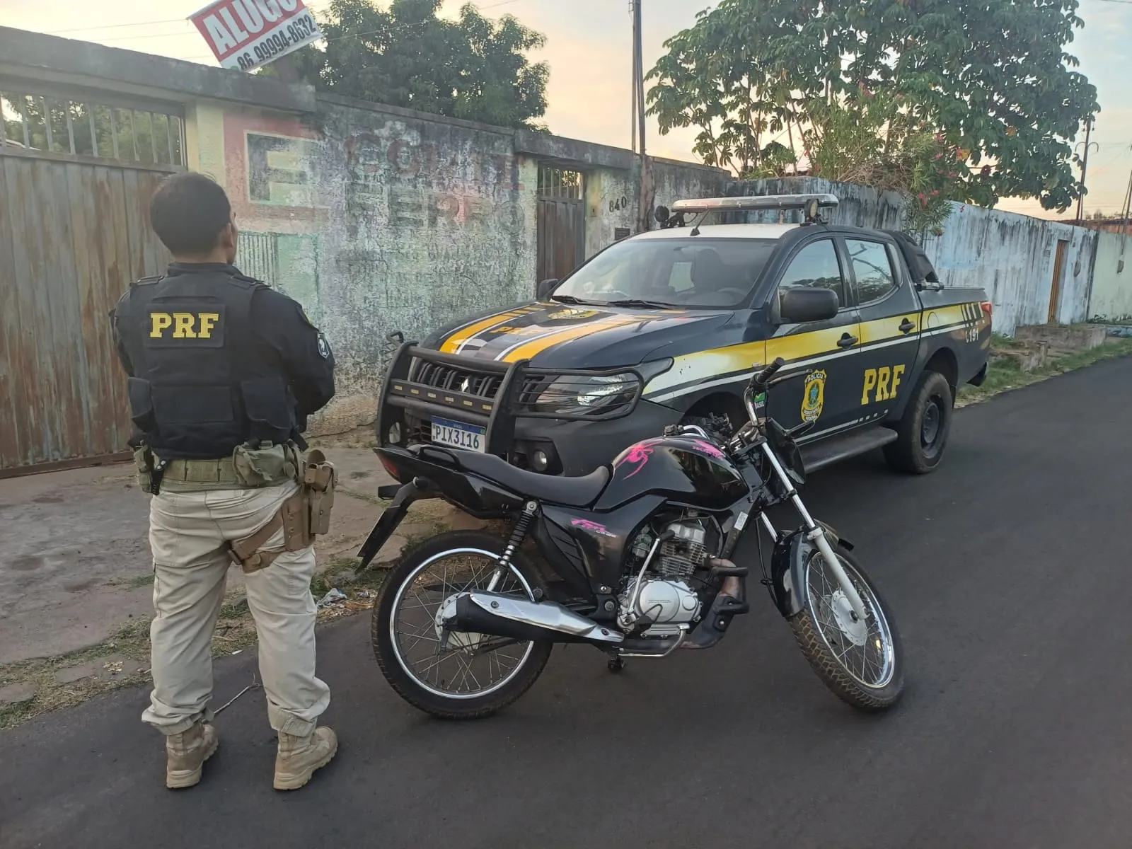 PRF identifica motocicletas com sinais de adulteração em Piripiri e Batalha