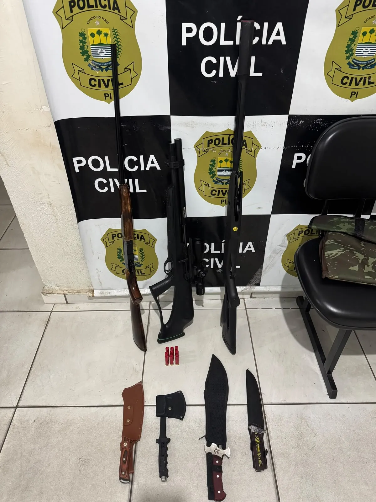 Polícia Militar prende homem por violência doméstica e apreende arma de fogo 